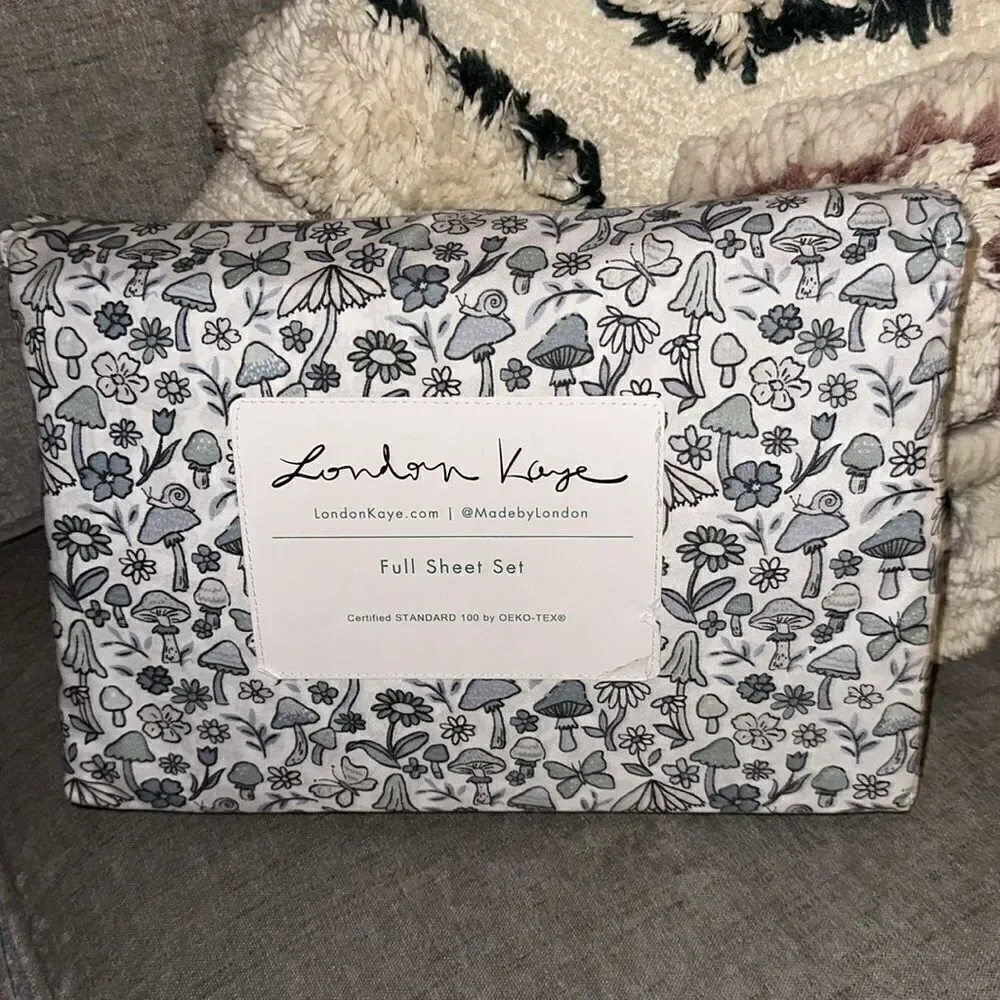 🔥London Kaye Mushroom 🍄 Sheet Set!
